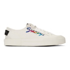 Givenchy White Signature Low Light Tennis Sneakers