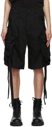 Julius Black Denim Shorts