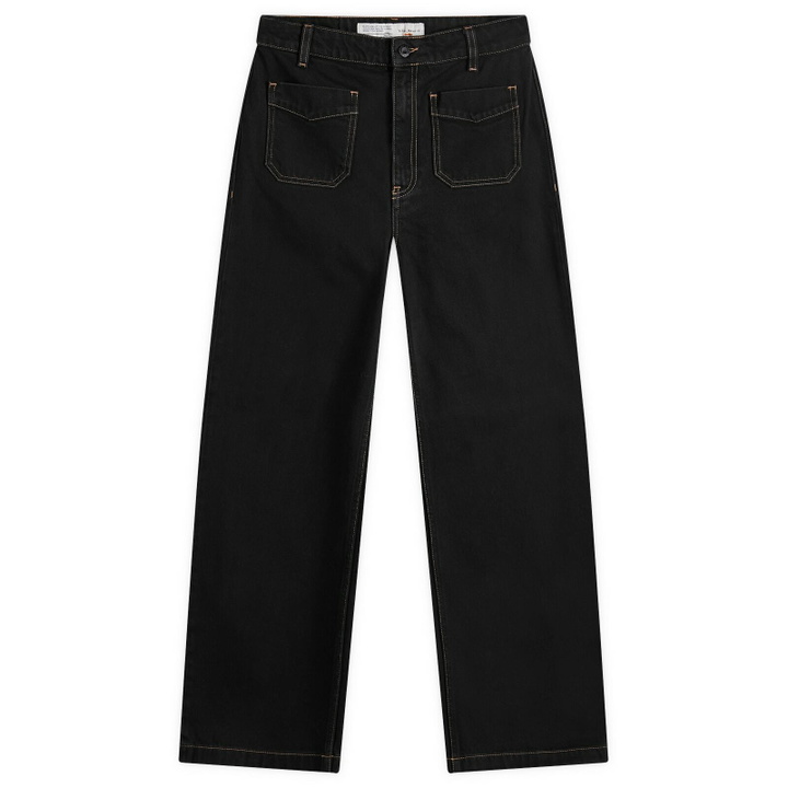 Photo: Nudie Jeans Co Women's Holly Western Denim Pants in Black
