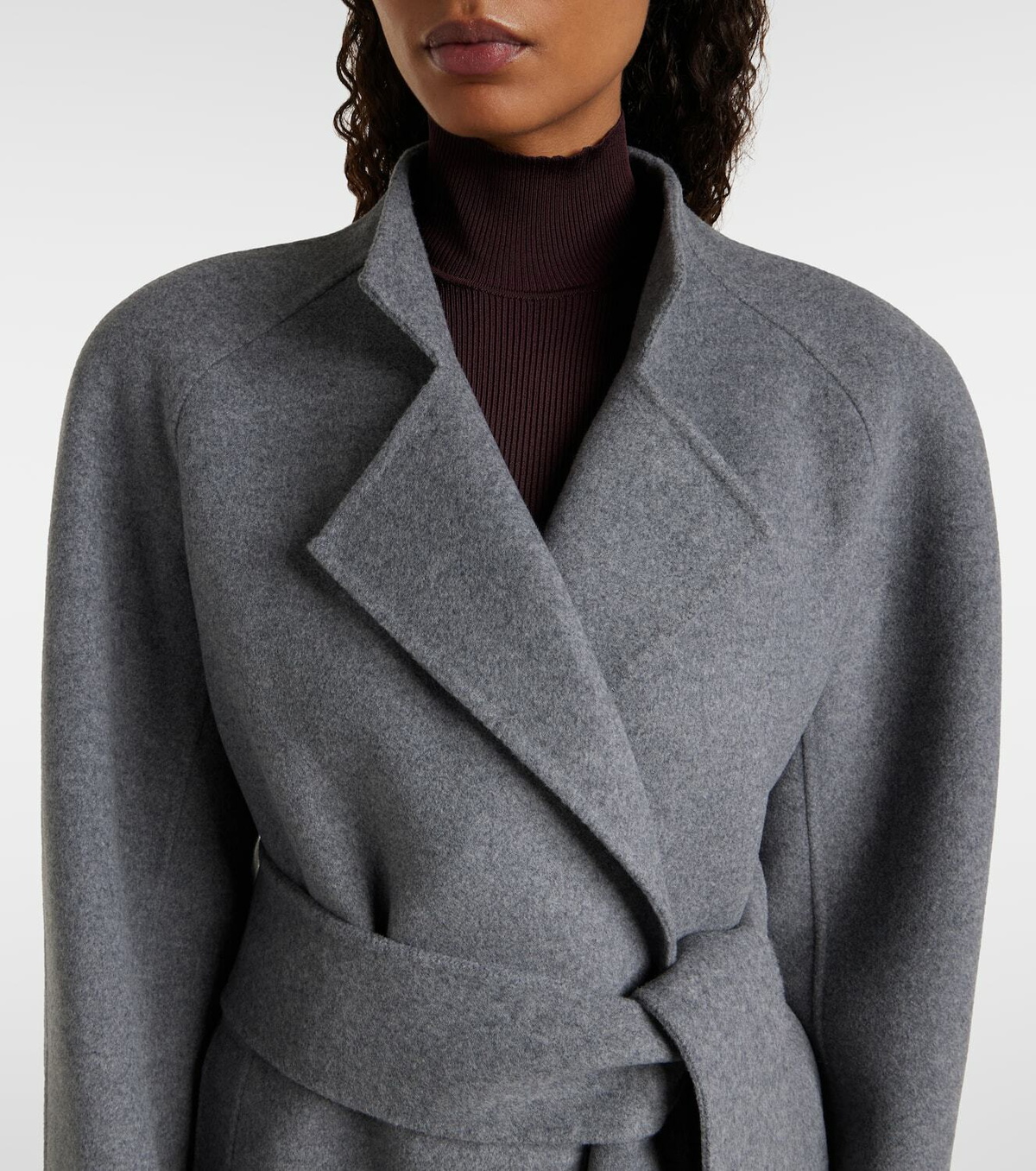 Khaite Deena wool wrap coat