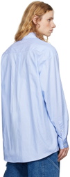 Sky High Farm Workwear Blue Mindblown Print Shirt