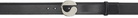 Coperni Black Logo Belt