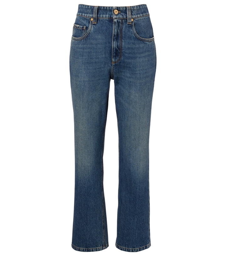Photo: Brunello Cucinelli Cropped straight jeans