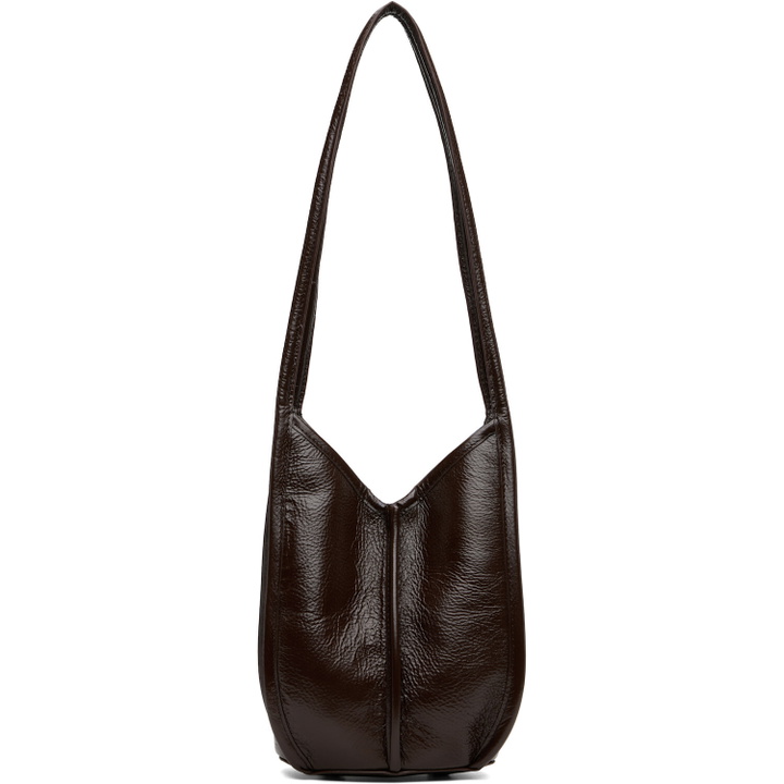 Photo: HEREU Brown Calella Bucket Leather Bag