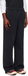 VETEMENTS Black Cut Sweatpants
