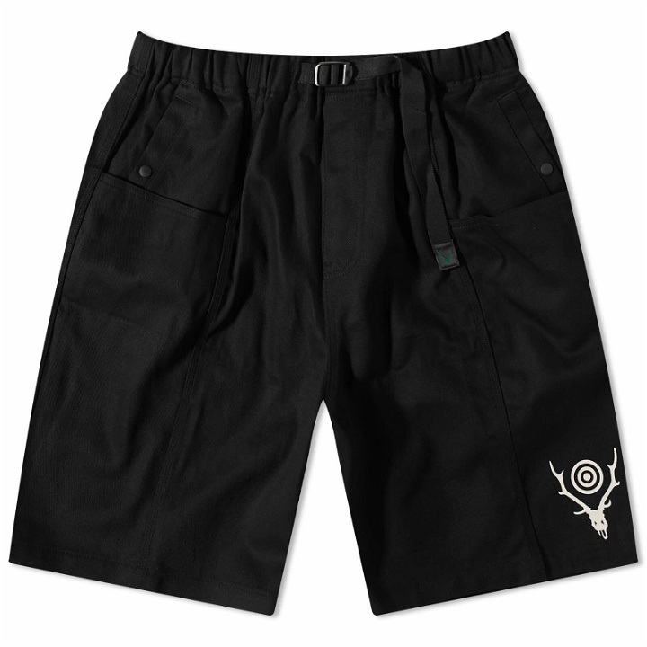 Photo: South2 West8 Men's Belted C.S. Twill Shorts in Black