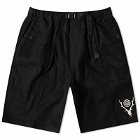 South2 West8 Men's Belted C.S. Twill Shorts in Black