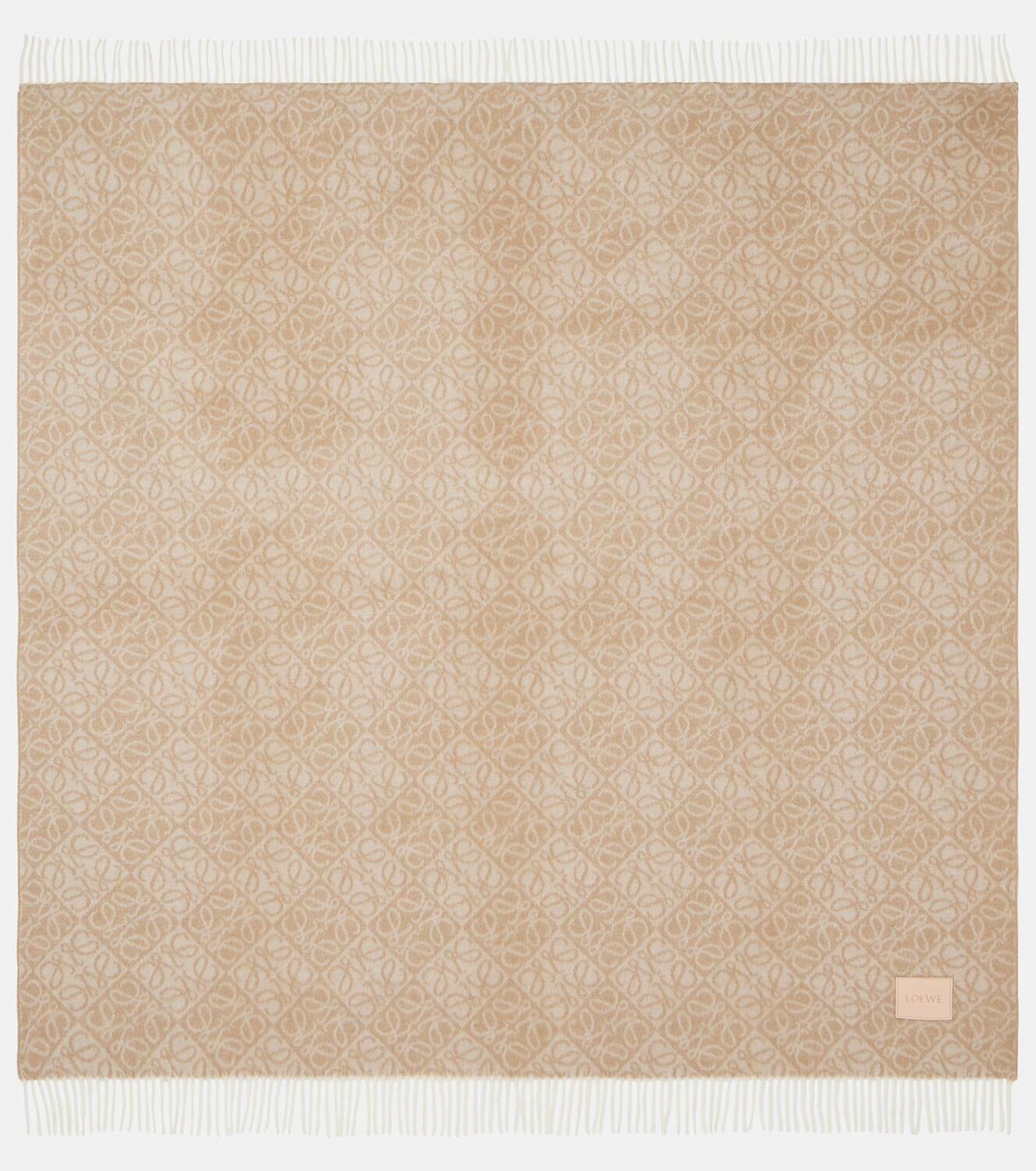 Loewe Anagram wool and cashmere scarf
