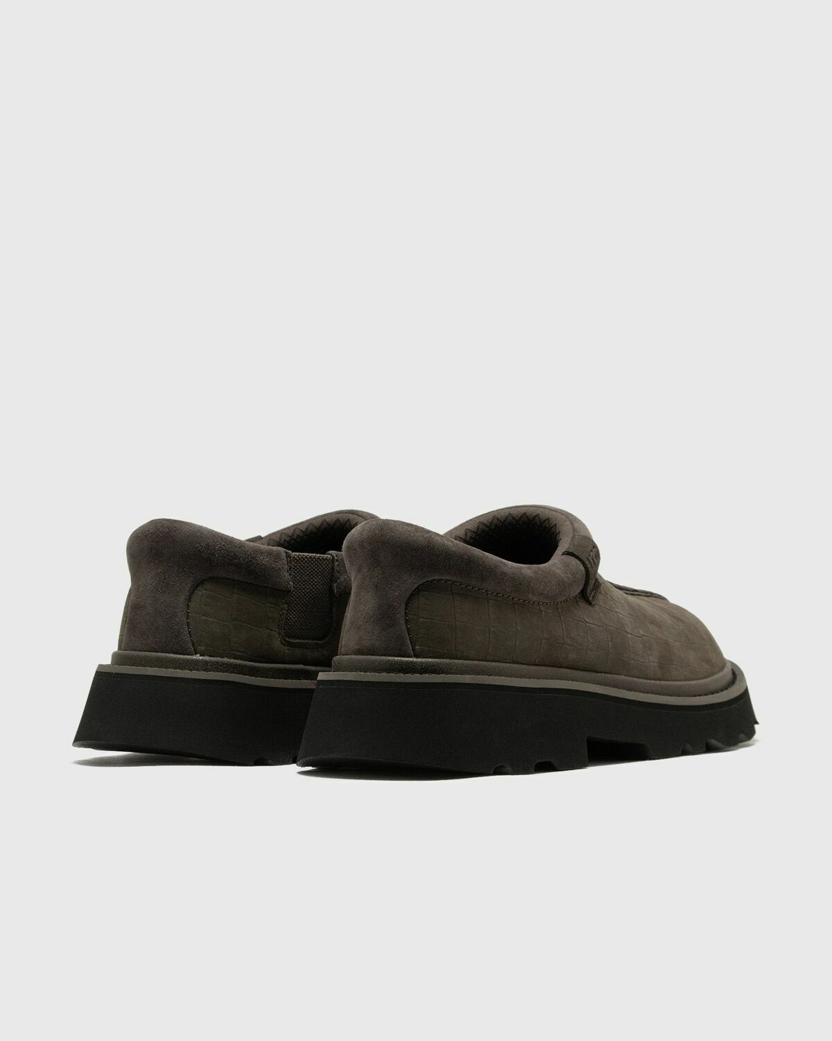 UGG M TASMAN LUG EMBOSSED Grey Mens Sandals & Slide