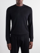 Mr P. - Cashmere and Silk-Blend Sweater - Black