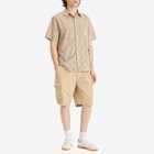 Men's AAPE Now Loose Fit Cargo Shorts in Beige