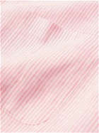 Loro Piana - André Striped Linen Shirt - Pink