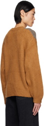 JieDa Brown & Gray Gradation Sweater