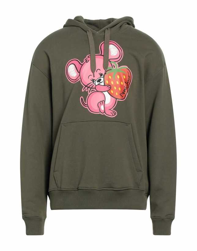 Photo: Moschino Couture Mens Sweatshirt Military in Green