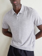 James Perse - Cashmere Polo Shirt - Gray
