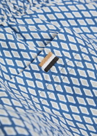 Boss Patterned Shell Swim Shorts Blue