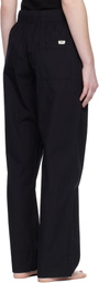 Tekla Black Poplin Pyjama Pants