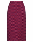 Rochas Womens Midi skirt Fuchsia