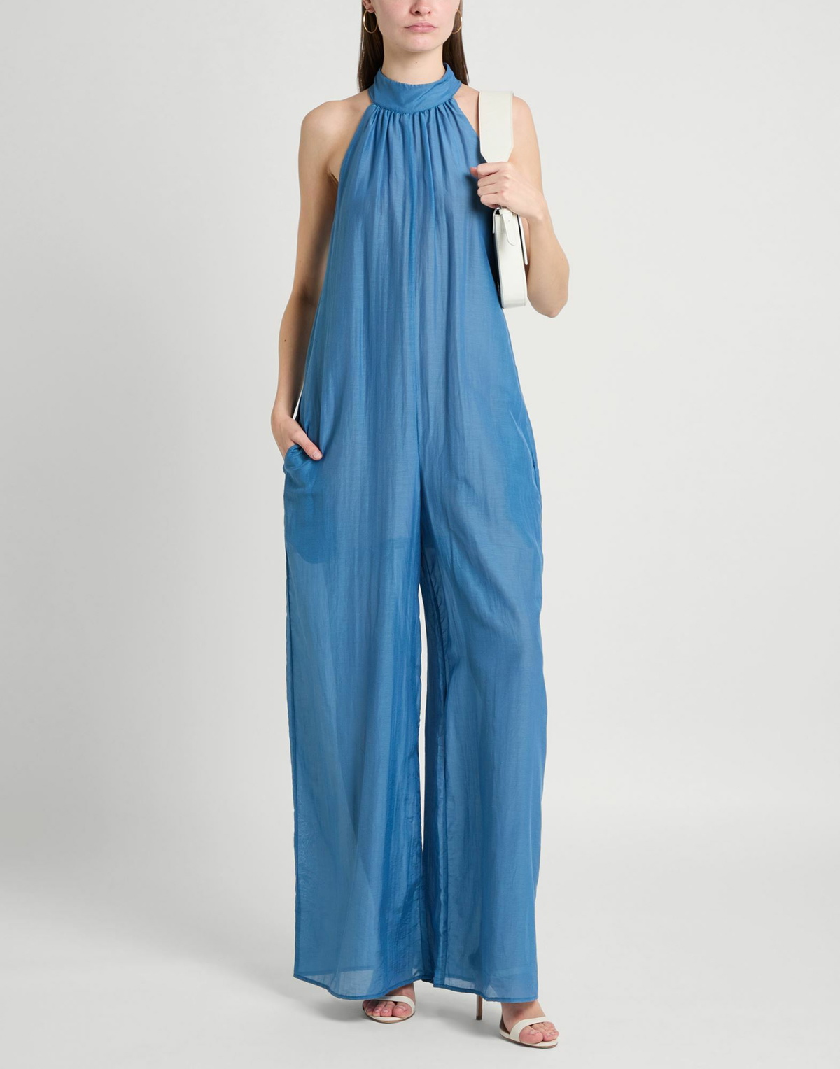 Semicouture Womens Jumpsuit Pastel in Blue