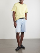LOEWE - Anagram-Embroidered Cotton-Jersey T-Shirt - Yellow