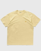 Carhartt Wip Chase T Shirt Yellow - Mens - Shortsleeves