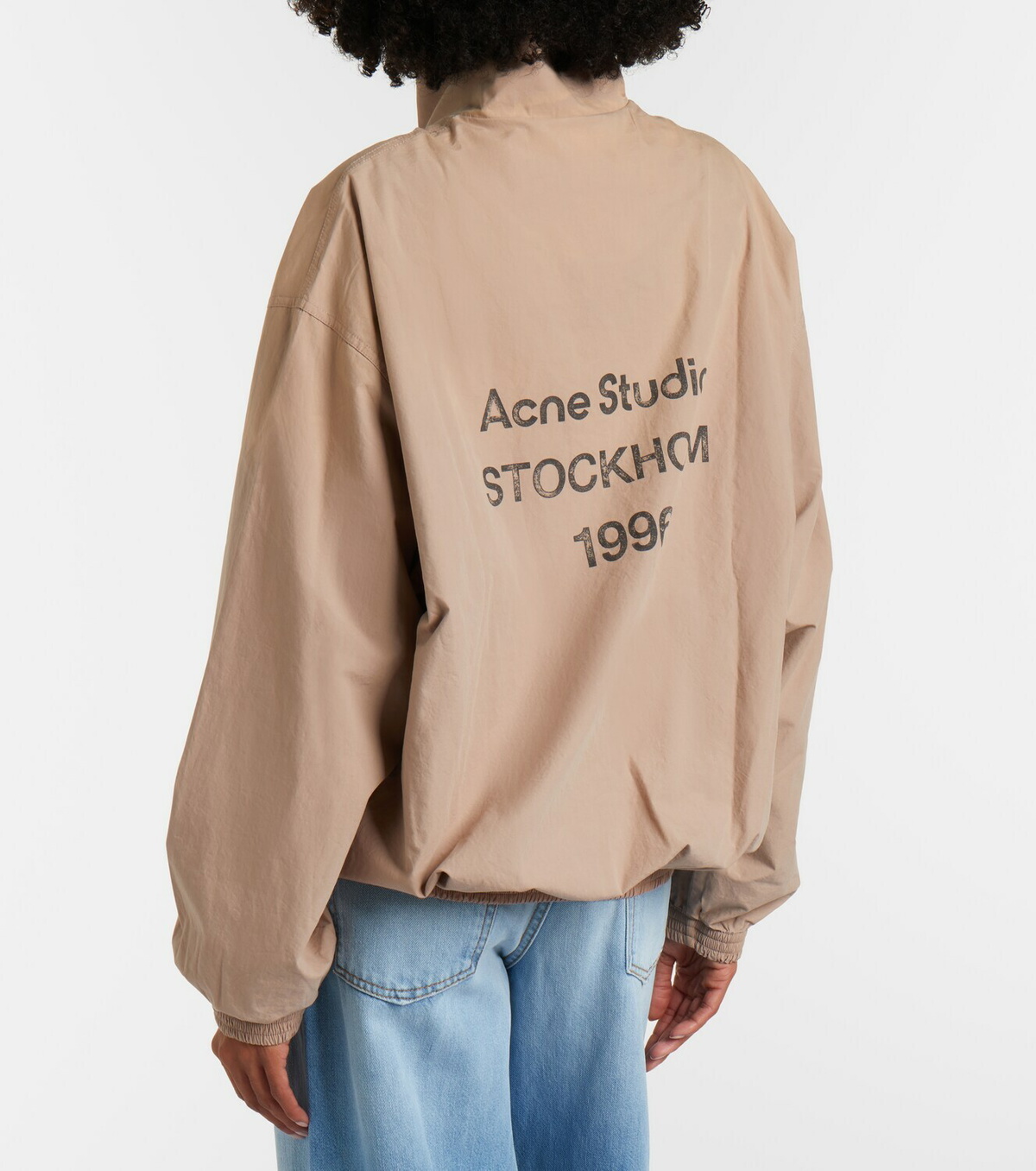 Acne Studios Logo cotton poplin jacket