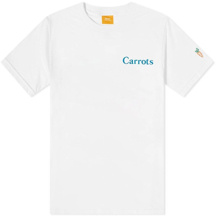 Photo: Carrots by Anwar Carrots Men's Wordmark T-Shirt in White