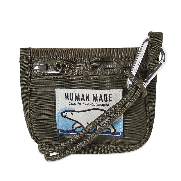 Photo: Human Made Men's Nylon Card Case in Olive Drab