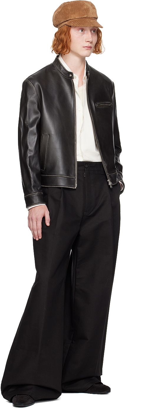 Dunst Brown Racing Leather Jacket