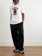 Moncler - Logo-Print Cotton-Jersey T-Shirt - White