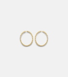 Marina B Ondine 18kt yellow gold hoop earrings with diamonds