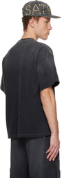Satoshi Nakamoto Black Stencil Logo T-shirt