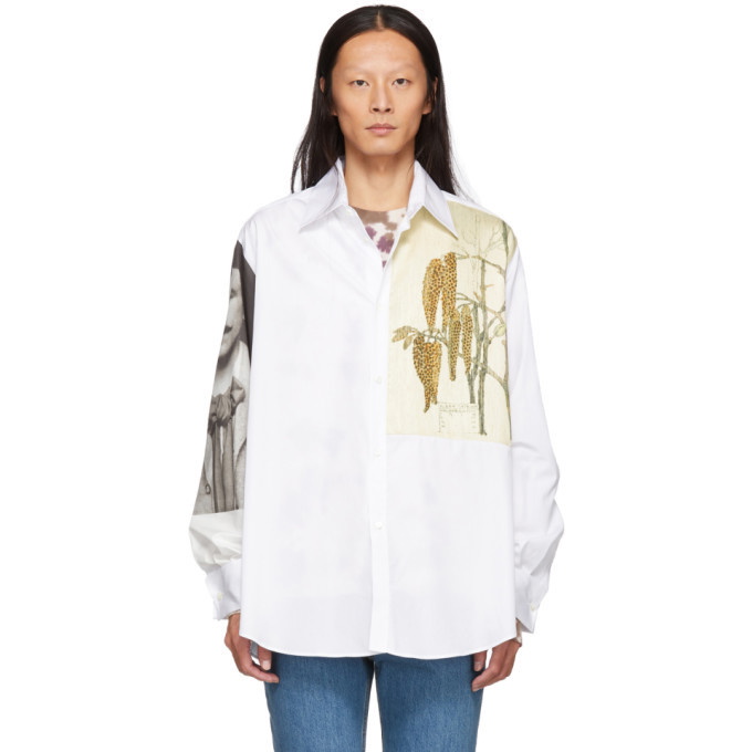 Photo: Loewe White Botanical and Portrait Shirt