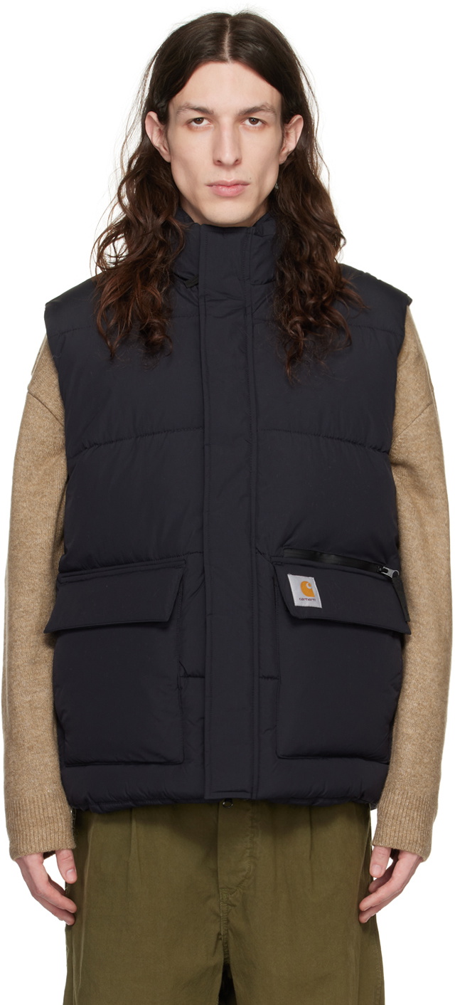 Carhartt Work In Progress Black Milton Vest Carhartt WIP