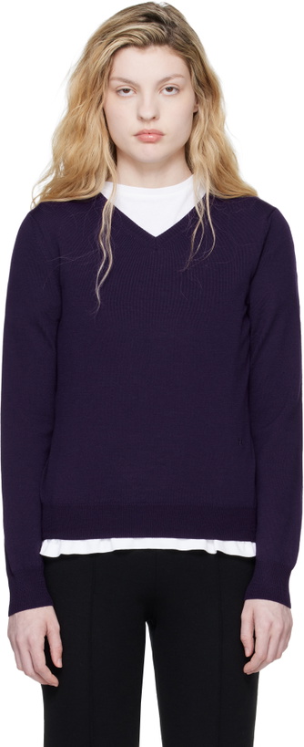 Photo: High Sport Purple Billie Vneck Sweater
