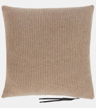 Brunello Cucinelli Ribbed-knit cashmere pillow