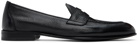 Brioni Black Appia Penny Loafers