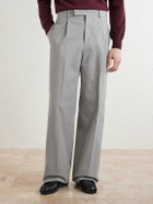 Jil Sander - Straight-Leg Cotton Trousers - Gray