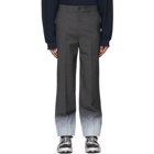 ADER error Grey Wool Pollution Trousers