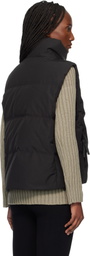 Canada Goose Black 'Black Label' Grandview Cropped Down Vest