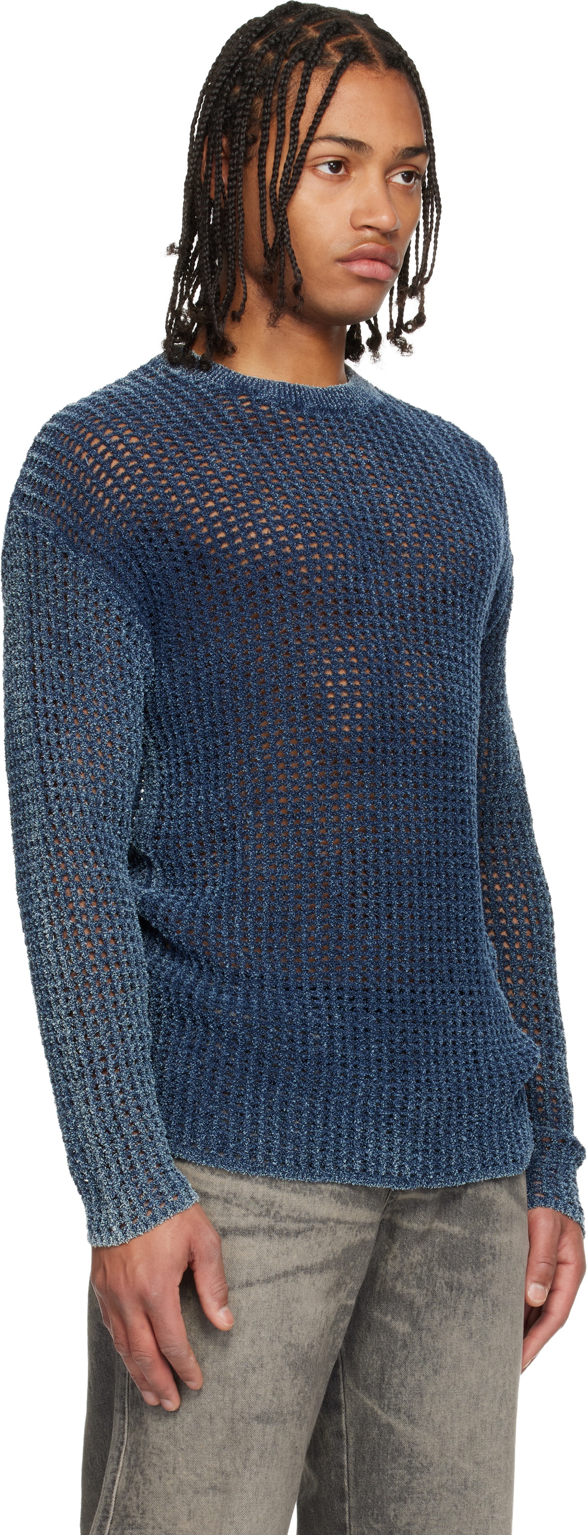DIESELディーゼル/D-ROCK/カバーオール/A04074/ライトブルーS Diesel Blue K-Redros Sweater Diesel