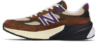 New Balance Brown Made in USA 990v6 Sneakers