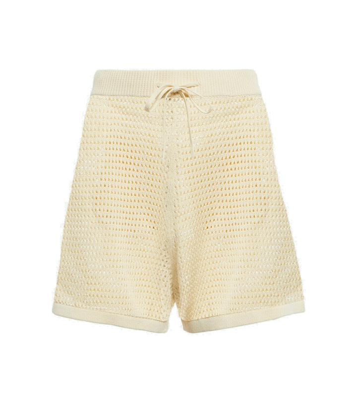 Photo: Nanushka - Jael crochet cotton-blend shorts