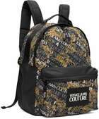 Versace Jeans Couture Black Logo Couture Backpack