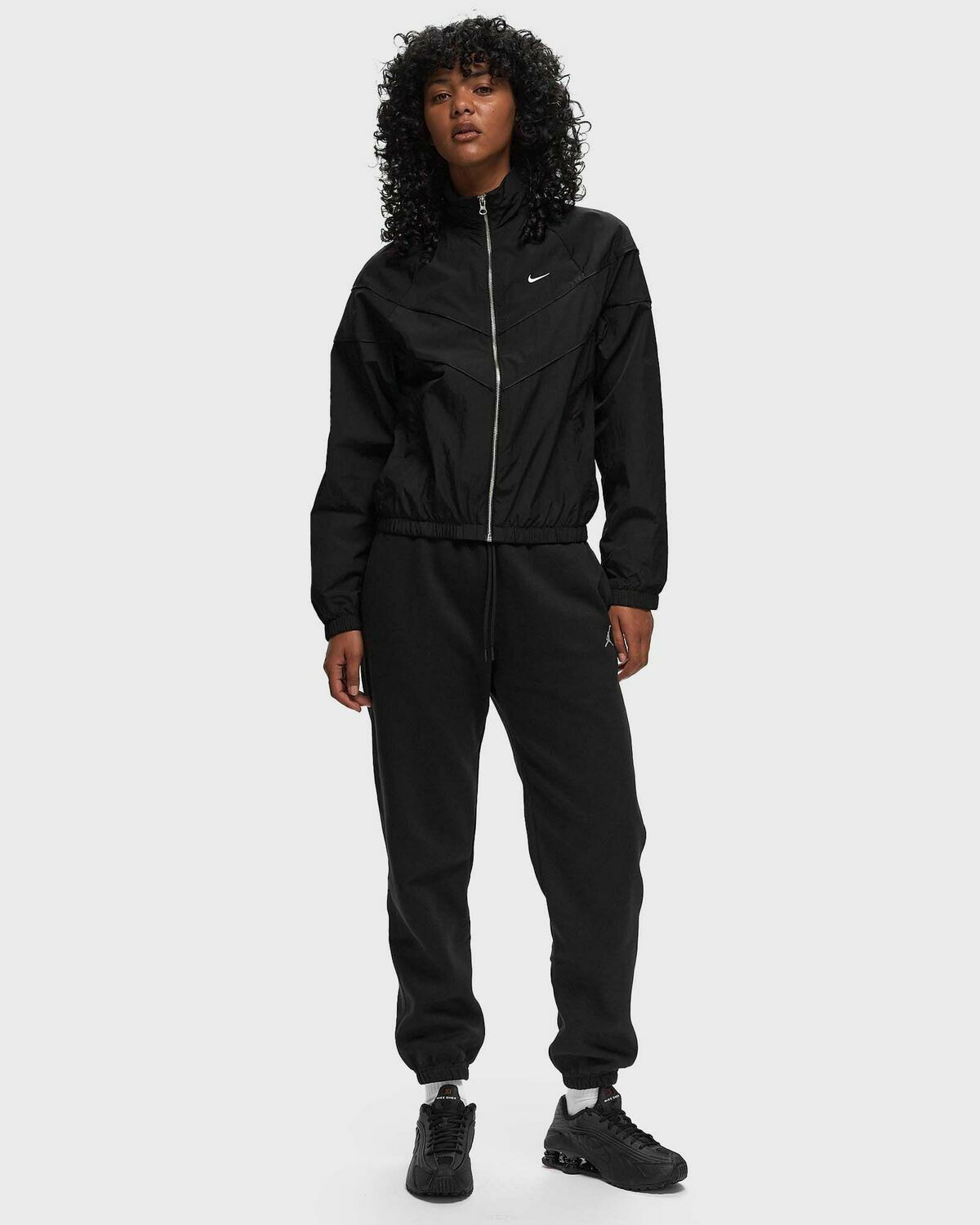 Nike Windrunner Uv Protection Woven Full Zip Jacket Black
