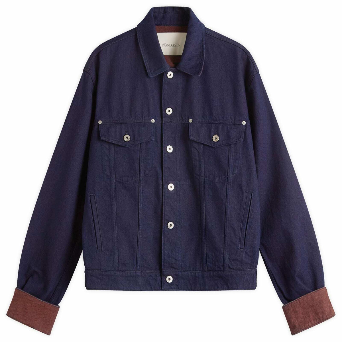 【売れ筋】JW Anderson JWA クルーネック ジャンパー JW Anderson Men's JWA Puller Track Jacket in Airforce Blue