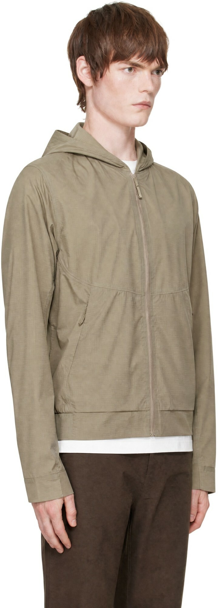 Veilance Taupe Demlo Hoody Jacket