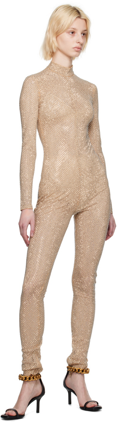 Stella McCartney Beige Diamanté Jumpsuit