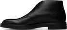 BOSS Black Wool-Lined Chukka Boots