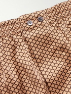 ZIMMERLI - Printed Silk-Satin Boxer Shorts - Gold
